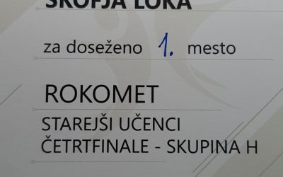 Rokomet – četrtfinale državnega tekmovanja